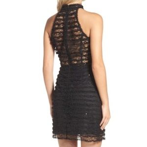 BB Dakota Black Lace Mini Dress